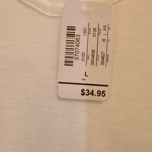 Christopher & Banks White Blouse - Picture 3 of 4